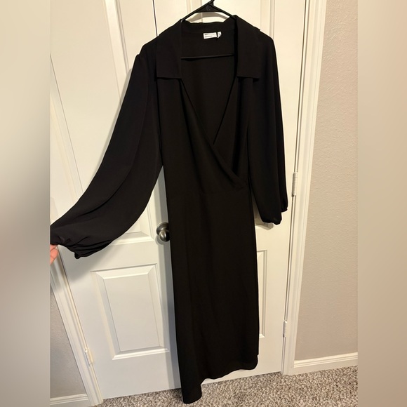 ASOS Curve Black Midi Dress - Picture 1 of 3